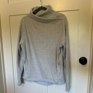 Athleta Kozy Karma twist neck sweatshirt